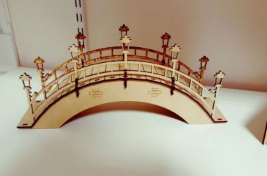 Puente — vector para corte CNC