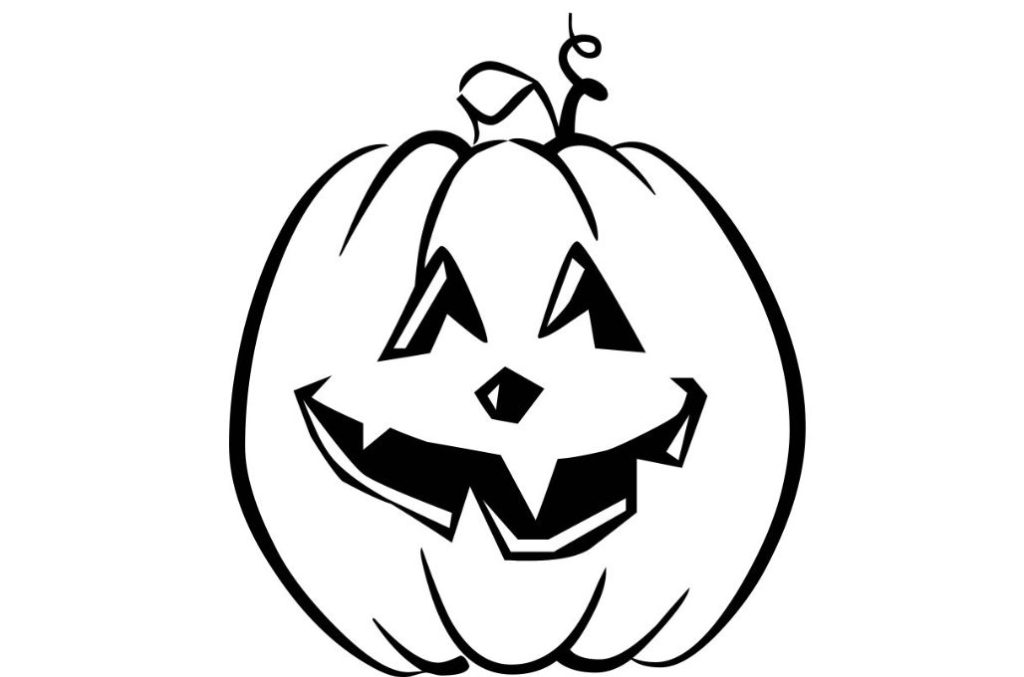 Calabaza de halloween — vector para corte CNC