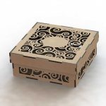 Caja calada para chocolates 6 - Vector SVG DXF para CNC Router y Laser CO2 - Descargable gratis | Stanser
