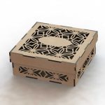 Caja calada para chocolates 2 - Vector SVG DXF para CNC Router y Laser CO2 - Descargable gratis | Stanser