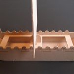 vector descargable para reproducir el diseño de un barco Vikingo.    Utiliza tu máquina de corte CNC para la realización de este proyecto.