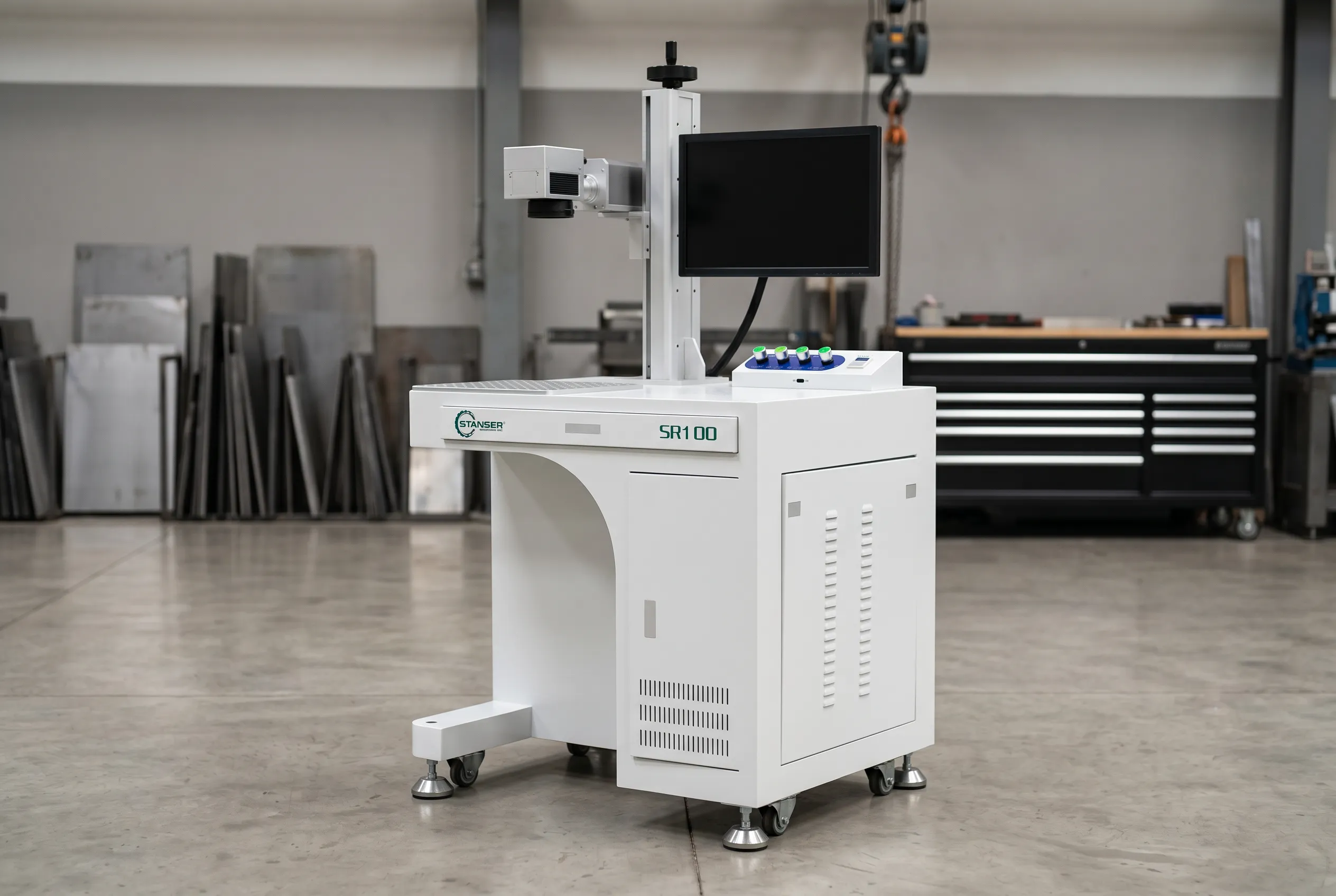 CNC Laser Fibra de Grabado Alta Potencia Stanser