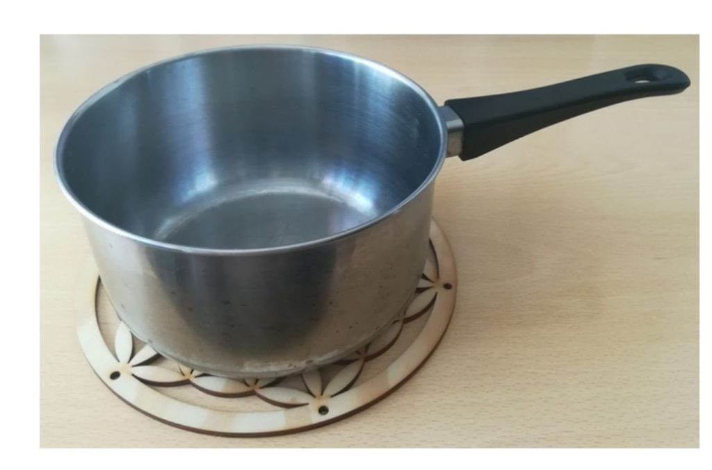Base para olla caliente — vector para corte CNC