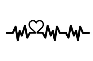 Ritmo cardiaco con corazón