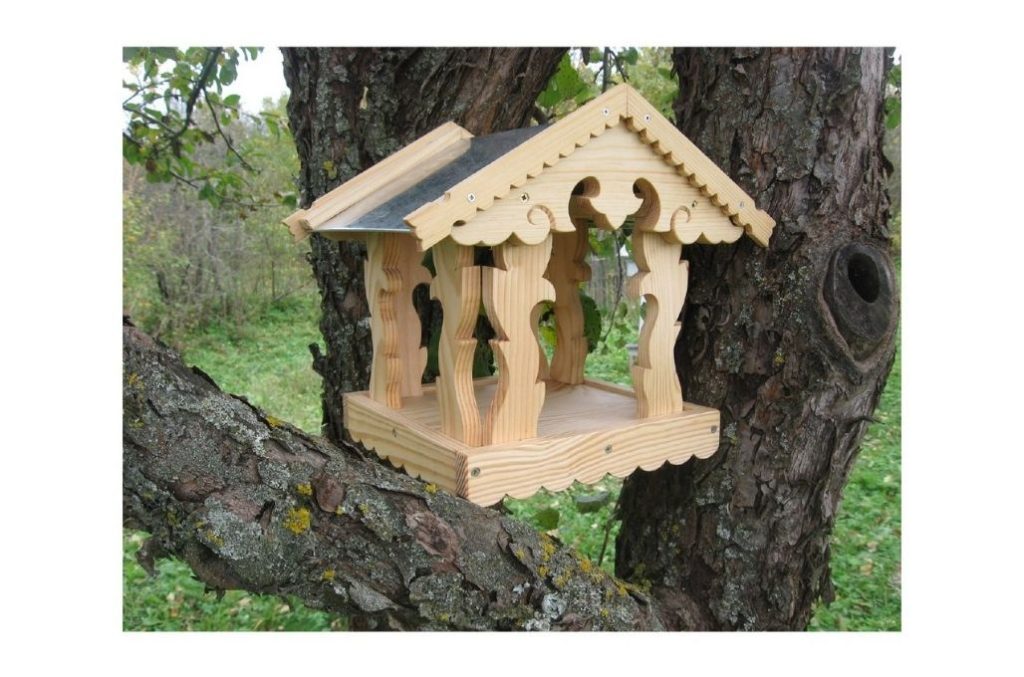 Casa para aves 2 — vector para corte CNC