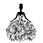 Icono novia - Vector descarganle para corte CNC y grabado laser gratis | Stanser