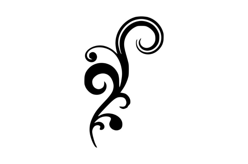 Ornamento espiral — vector para corte CNC