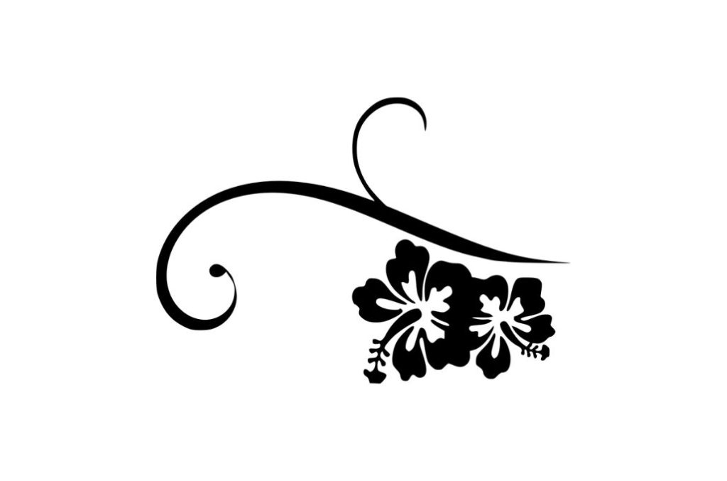 Ornamento flores — vector para corte CNC