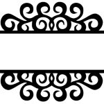 vector descargable para reproducir el diseño de una espiral decorativa. Utiliza tu máquina de corte CNC