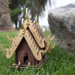 descargable para reproducir el diseño de Pagoda   Utiliza tu máquina de corte CNC para la realización de este proyecto.