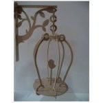 descargable para reproducir el diseño de Decoración de jaula de pájaro  Utiliza tu máquina de corte CNC para la realización de este proyecto.
