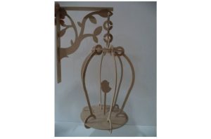 Decoración de jaula de pájaro
