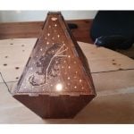 descargable para reproducir el diseño de Lámpara signo escorpión  Utiliza tu máquina de corte CNC para la realización de este proyecto.