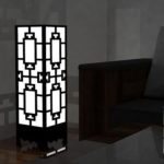 descargable para reproducir el diseño de Lámpara esquinera rectangular  Utiliza tu máquina de corte CNC para la realización de este proyecto.