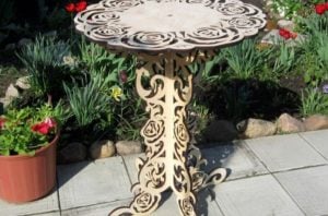 Mesa de jardín