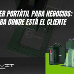 Láser portátil para negocios: graba donde está el cliente