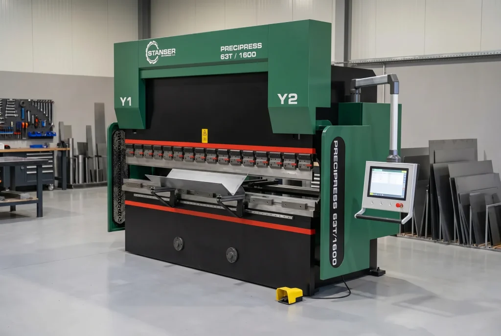 Dobladora CNC Stanser con panel de control digital