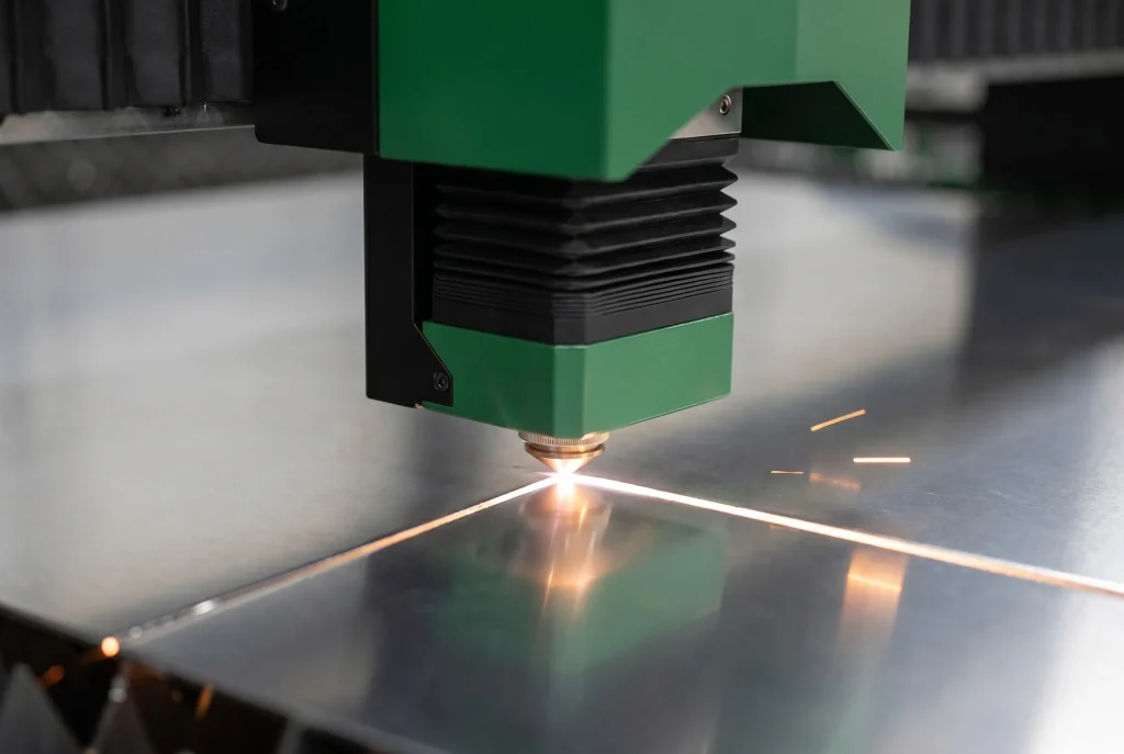 Corte láser de fibra en aluminio — Stanser