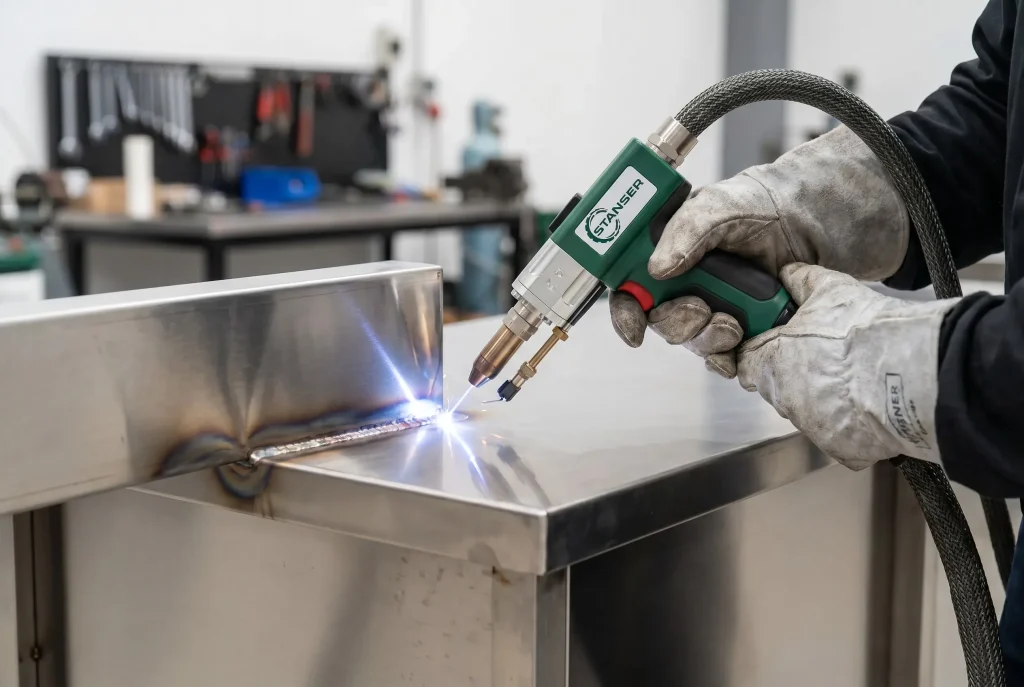 Soldadura láser de fibra portátil en aplicaciones industriales — Stanser