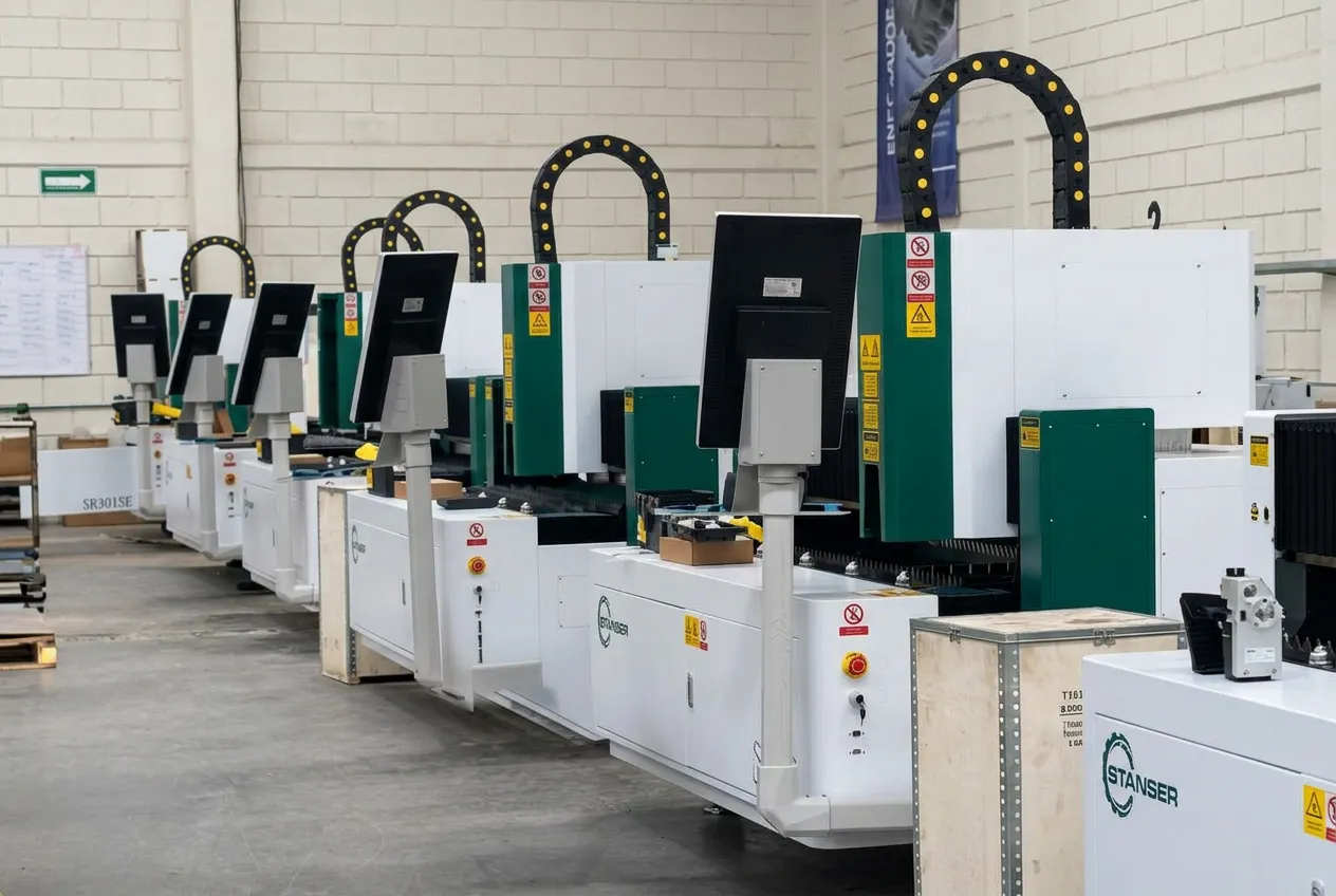 Zona de armado y ensamble de maquinaria CNC Stanser