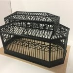 vector descargable para reproducir el diseño de una casa de flores.   Utiliza tu máquina de corte CNC para realizar este proyecto.