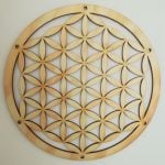 vector descargable para reproducir el diseño de una base para plato de 40 cm.    Utiliza tu máquina de corte CNC para realizar este proyecto.