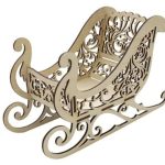 Trineo - Vector descarganle para corte CNC y grabado laser gratis | Stanser