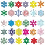 Copos de nieve - Vector descarganle para corte CNC y grabado laser gratis | Stanser
