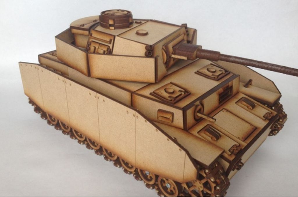 Tanque de guerra 3 — vector para corte CNC