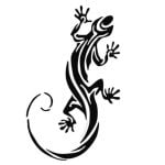 vector descargable para reproducir el diseño de una lagartija.   Utiliza tu máquina de corte CNC para realizar este proyecto.