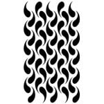 vector descargable para reproducir el diseño de un patrón de gotas.    Utiliza tu máquina de corte CNC para realizar este proyecto.