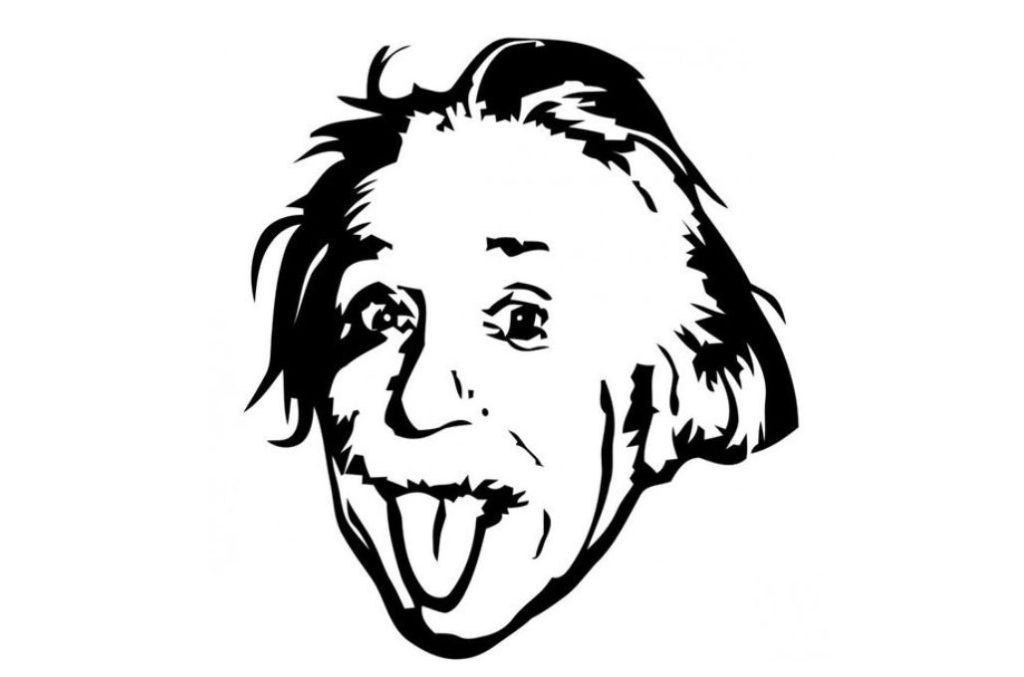 Einstein — vector para corte CNC