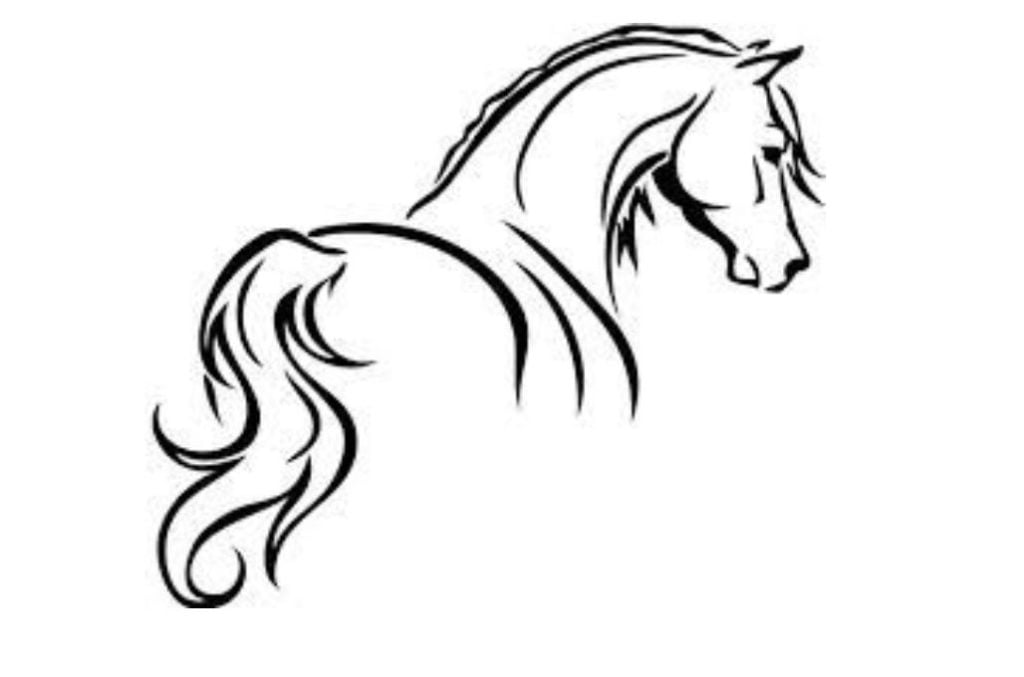 Caballo — vector para corte CNC