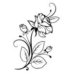 vector descargable para reproducir el diseño de una rosa.   Utiliza tu máquina de corte CNC para la realización de este proyecto.