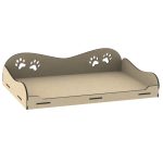 Cama para perro huellitas - Vector descarganle para corte CNC y grabado laser gratis | Stanser