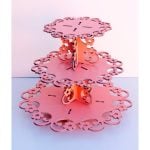 Base para cupcakes de 3 niveles - Vector descarganle para corte CNC y grabado laser gratis | Stanser
