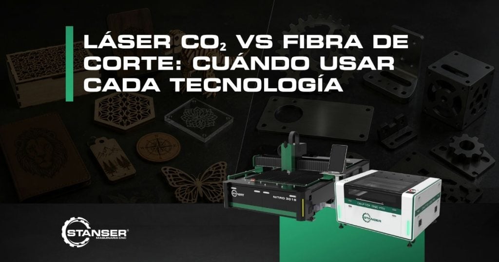 CNC láser CO2 vs. CNC Fibra de Corte