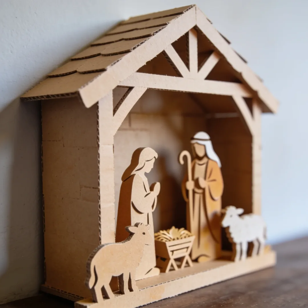 Mdf nativity scene set