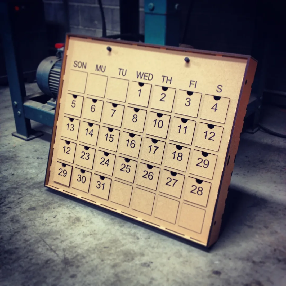 Placa calendario