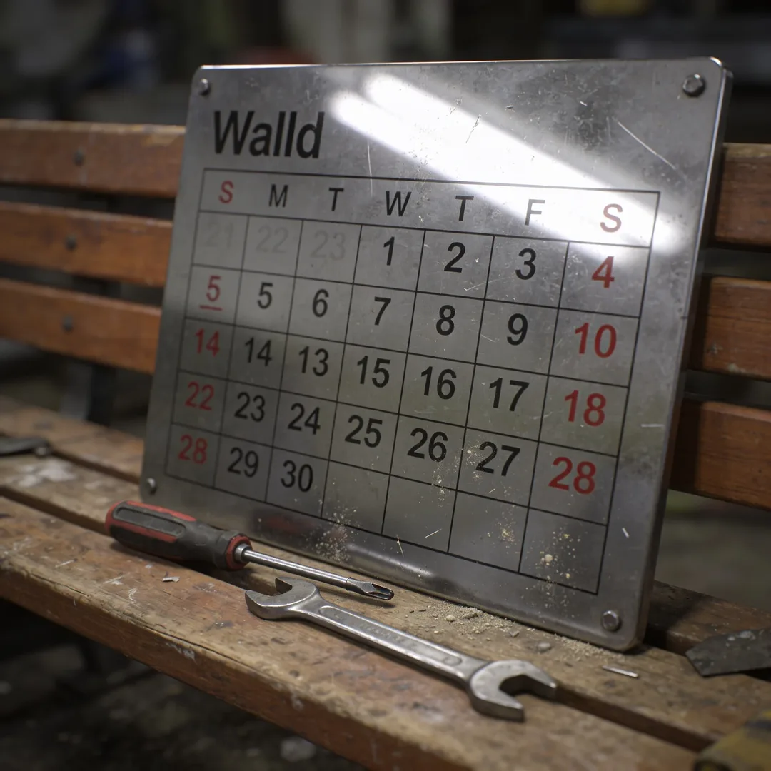 Placa calendario