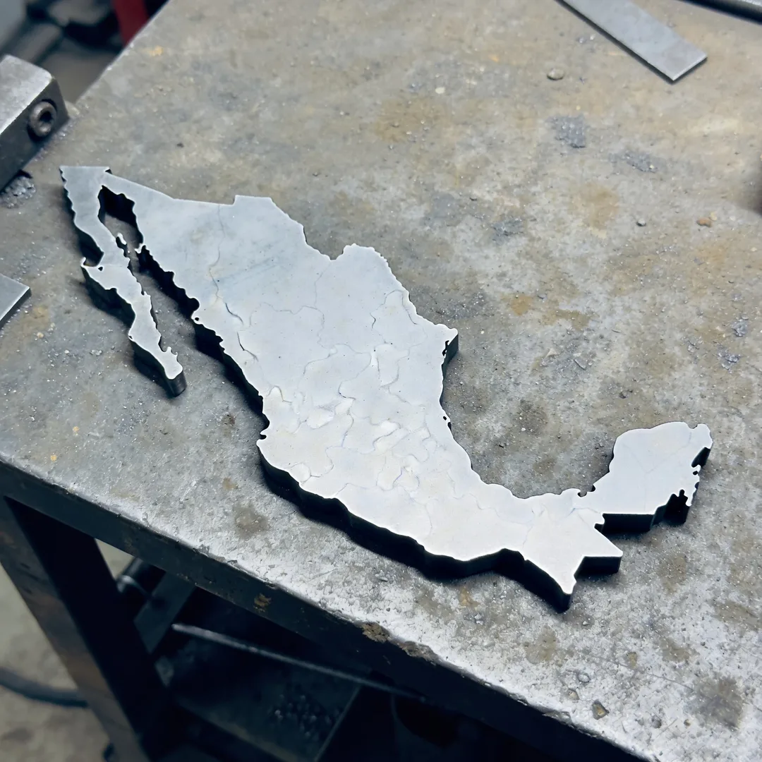 Mapa decorativo
