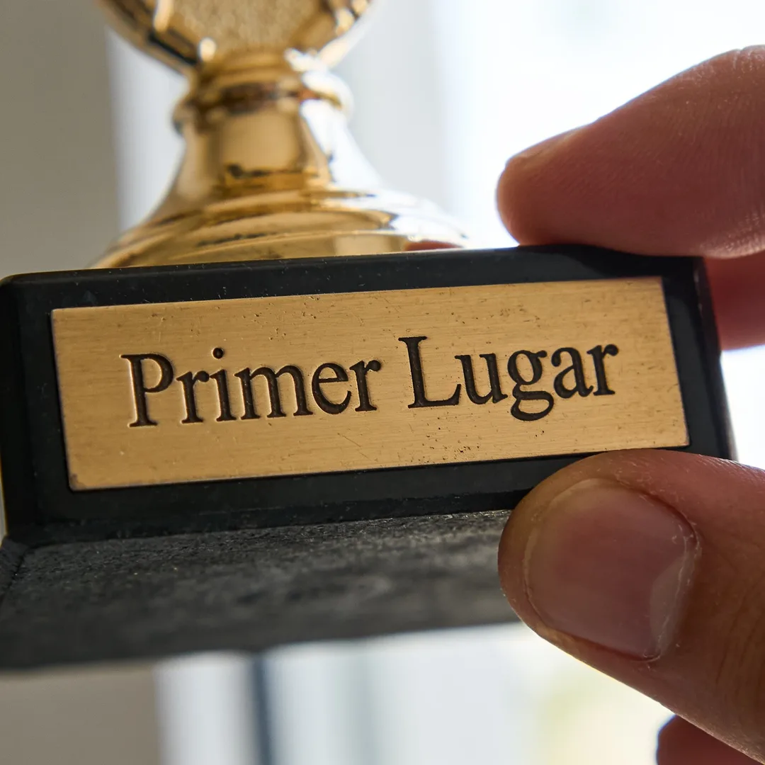 Placa de trofeo