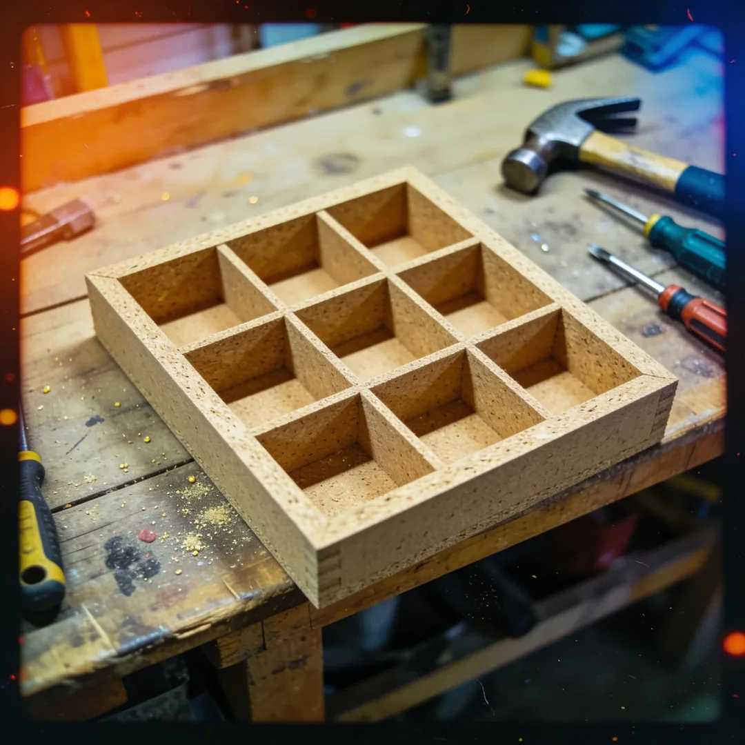 Mdf wall-mounted organizer