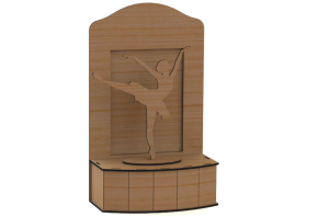 Escenario y bailarina