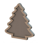 vector descargable para reproducir el diseño de un árbol de navidad.   Utiliza tu máquina de corte CNC para realizar este proyecto.