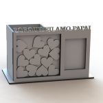 Lapicero con portaretratos - Vector descarganle para corte CNC y grabado laser gratis | Stanser