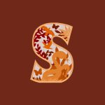 vector descargable para reproducir el diseño de una letra S multicapa tridimensional.  Utiliza tu máquina de corte CNC
