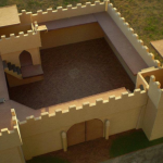 Castillo 3D - Vector descarganle para corte CNC y grabado laser gratis | Stanser
