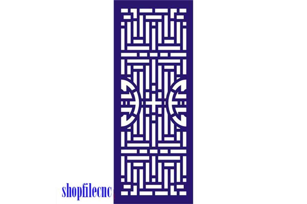 Celosía #2 — vector para corte CNC