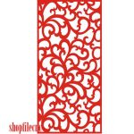 vector descargable para reproducir el diseño de una celosía #3.  Utiliza tu máquina de corte CNC para realizar este proyecto.